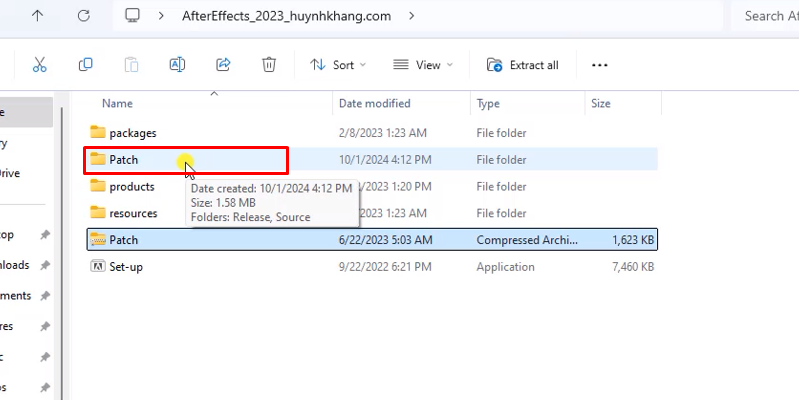 After Effects 2023: Tải Và Cài Đặt Chi Tiết Nhất 15 vào file Patch