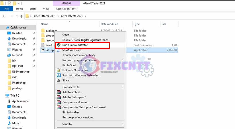 cài After Effects 2021